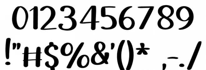 The Monogram Font OTHER CHARS