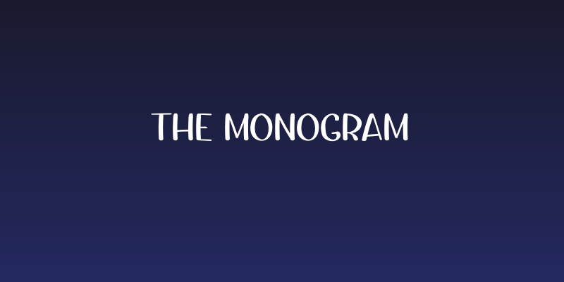 The Monogram Social Header