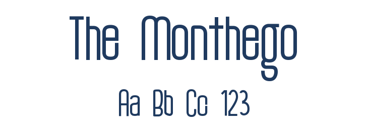 The Monthego Font Preview