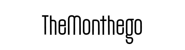 The Monthego  नि: शुल्क फ़ॉन्ट्स डाउनलोड