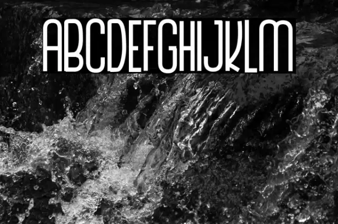 The Monthego Font examples