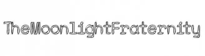 The Moonlight Fraternity  Frei Schriftart Herunterladen