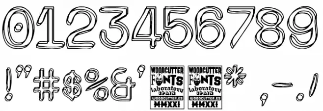 The Moonlight Fraternity Font OTHER CHARS