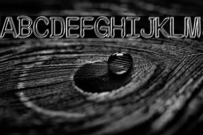 The Moonlight Fraternity Font examples