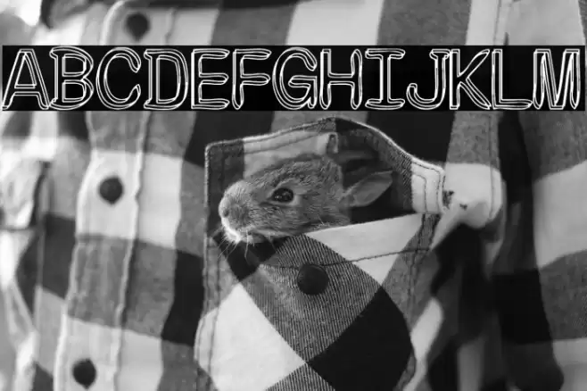 The Moonlight Fraternity Font examples