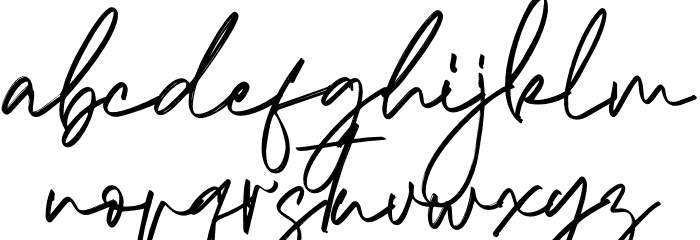 The Morgan Font LOWERCASE