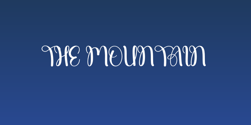 The Mountain Social Header