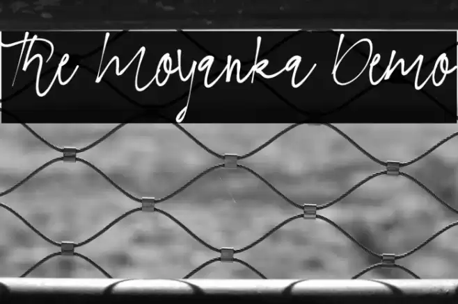 The Moyanka Demo Font examples