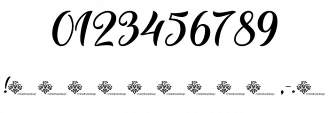 The Mumbai Sticker Demo Regular Font OTHER CHARS