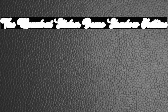 The Mumbai Sticker Demo Shadow Outline Font examples