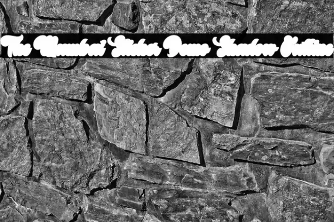 The Mumbai Sticker Demo Shadow Outline Font examples