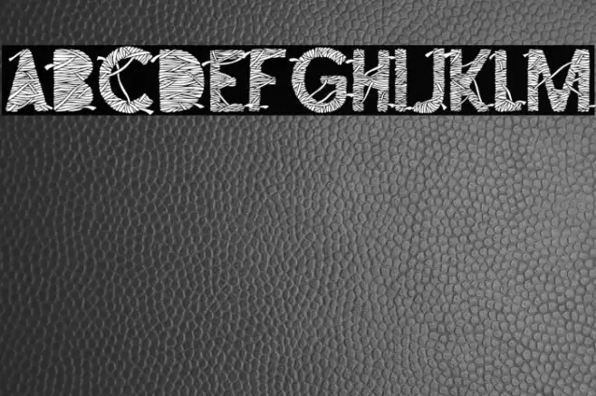 The Mummy R.I.P filling Font examples