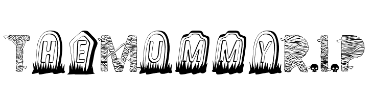 The Mummy R.I.P  Descarca Fonturi Gratis