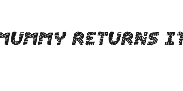 The Mummy Returns Italic Logo