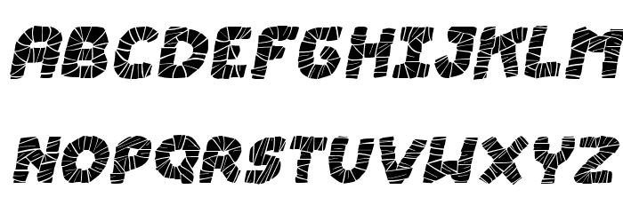 The Mummy Returns Italic Font LOWERCASE