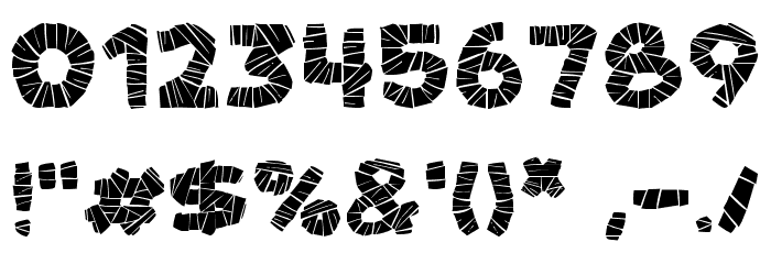 The Mummy Returns Font OTHER CHARS