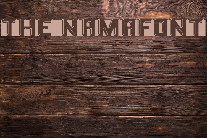 The Namafont Font examples