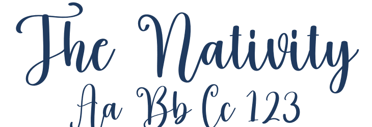 The Nativity Font Preview
