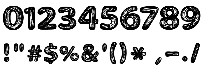 The Naturel Txt Font OTHER CHARS