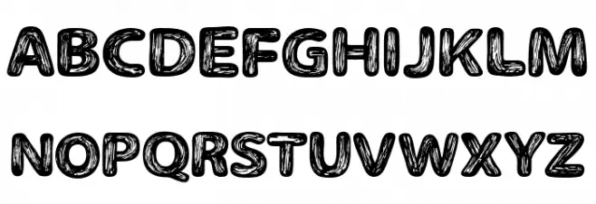 The Naturel Txt Schriftart Groß