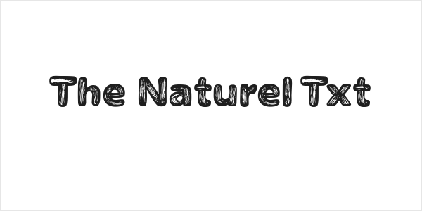 The Naturel Txt Logo