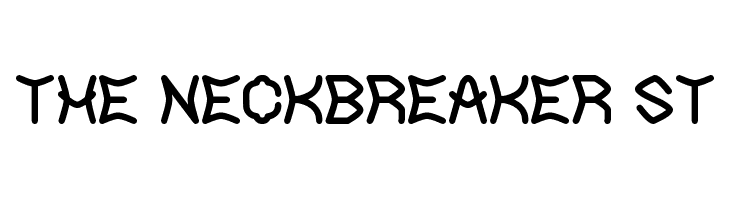 The Neckbreaker St  免费字体下载