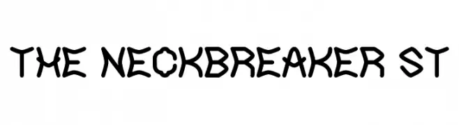 The Neckbreaker St  नि: शुल्क फ़ॉन्ट्स डाउनलोड