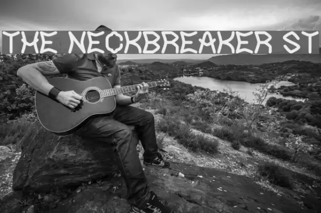 The Neckbreaker St Font examples