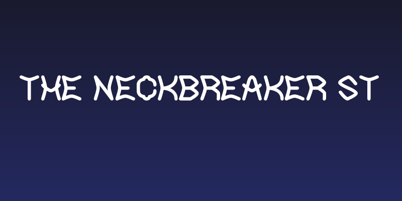 The Neckbreaker St Social Header