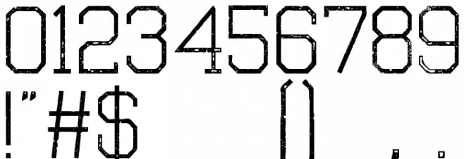 The Nest Font OTHER CHARS