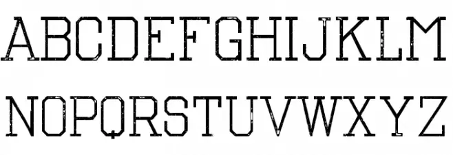 The Nest Schriftart Groß