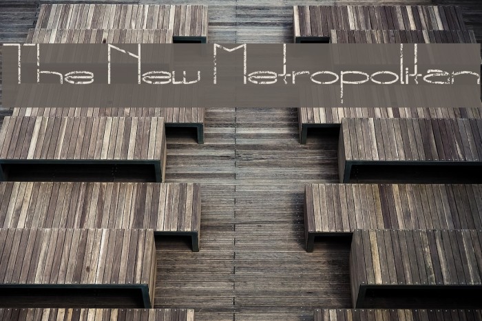 The New Metropolitan Font examples