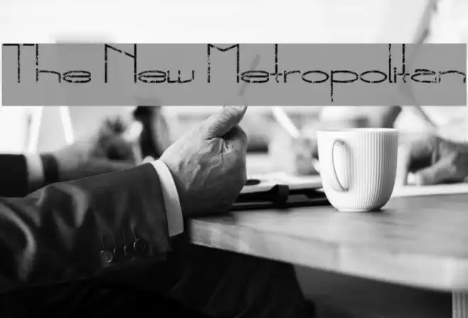The New Metropolitan Font examples