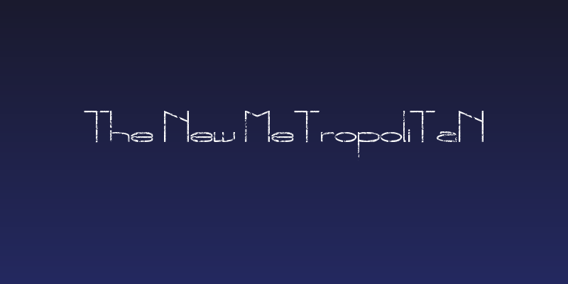 The New Metropolitan Social Header