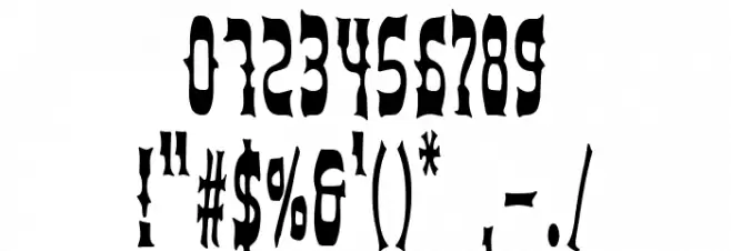 The New Rodeo 字体 其它煤焦