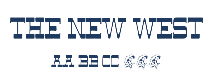 The New West Font Preview