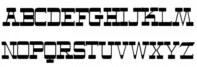 The New West फ़ॉन्ट लोअरकेस