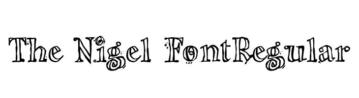 The Nigel FontRegular  免费字体下载