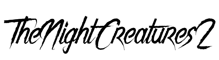 The Night Creatures 2  Frei Schriftart Herunterladen