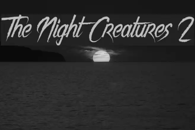 The Night Creatures 2 Font examples