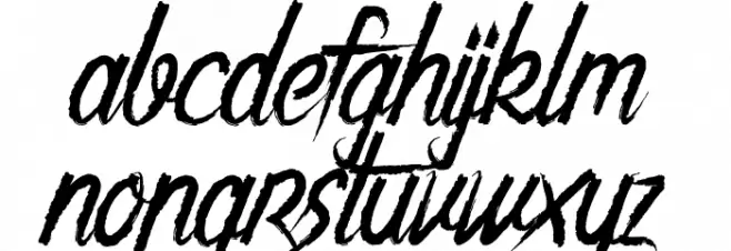 The Night Creatures 2 Font LOWERCASE
