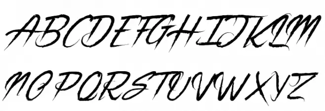 The Night Creatures Schriftart Groß