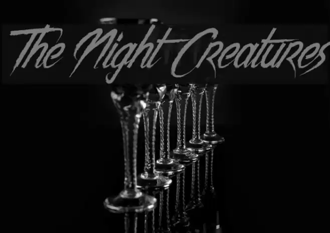 The Night Creatures Font examples