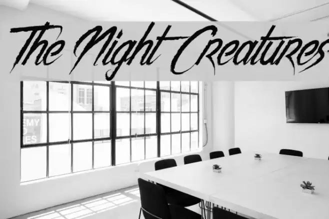 The Night Creatures Font examples