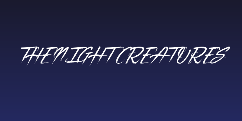 The Night Creatures Social Header