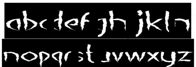The Night-Inverse Caratteri MINUSCOLO