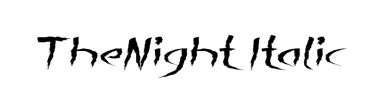 The Night Italic  baixar fontes gratis