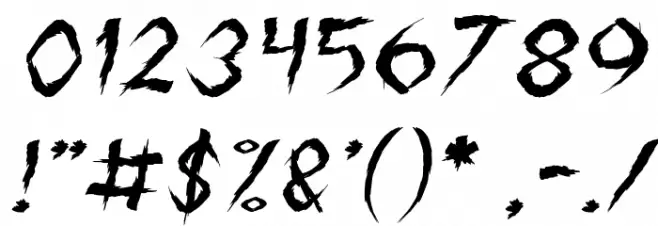 The Night Italic Font OTHER CHARS