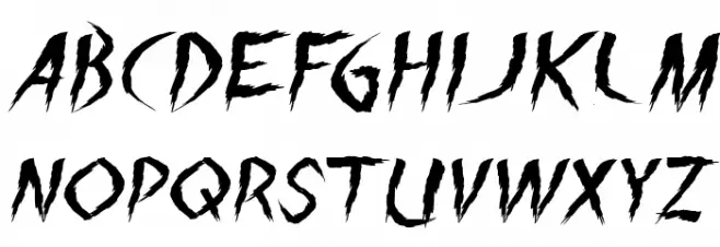 The Night Italic Polices MAJUSCULES