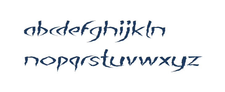 The Night Italic Lowercase